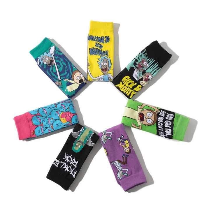 Rick and Morty 'Drinking' Crew Socks