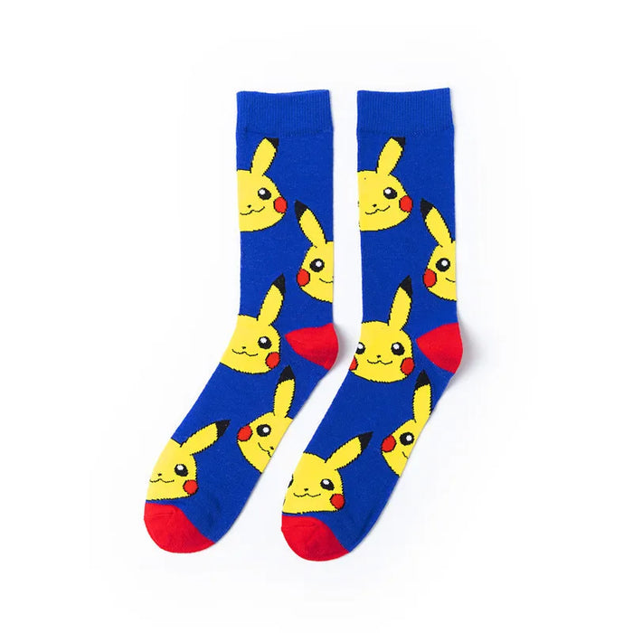 Pokemon 'Pika Face' Crew Socks