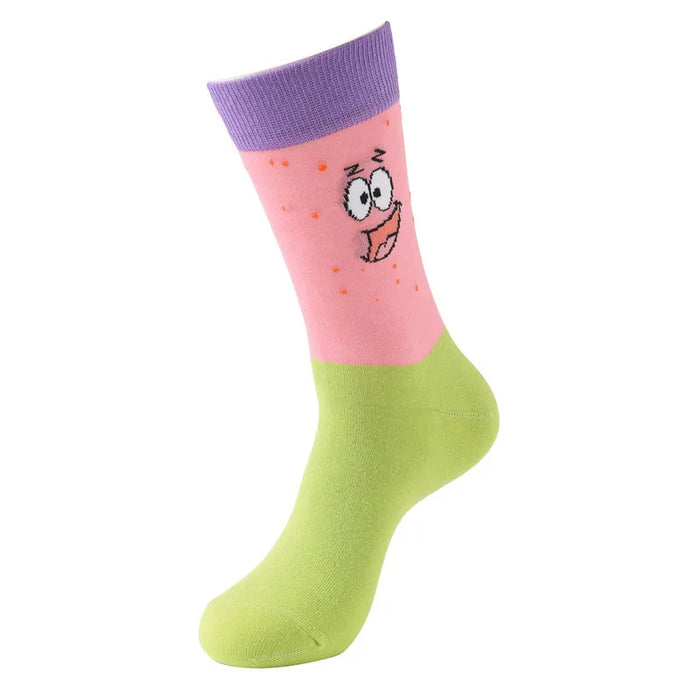 SpongeBob Squarepants 'Excited Patrick' Crew Socks