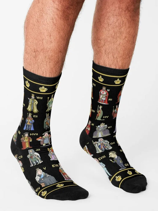 The British Monarchs Crew Socks