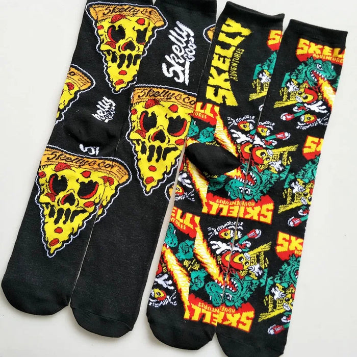 'Skelly Adventure' Crew Socks