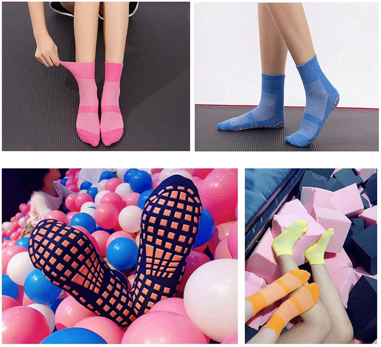 'Pink' Non-Slip Socks