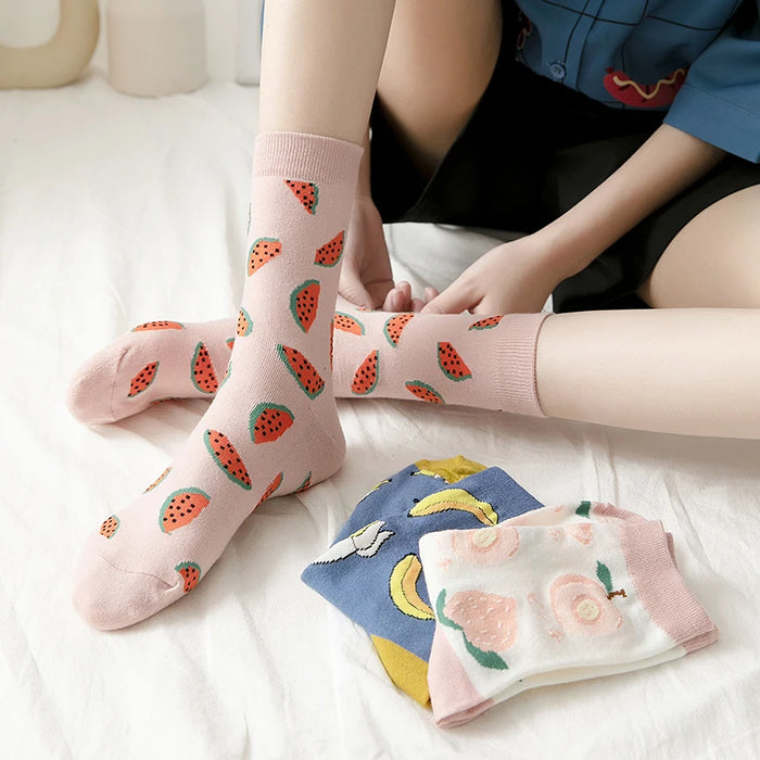 Fruits 'Watermelon' Crew Socks