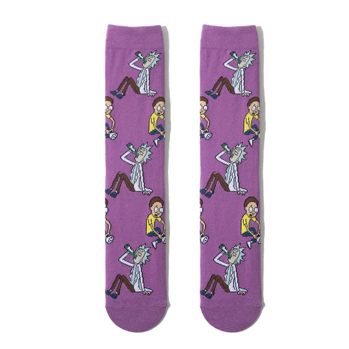 Rick and Morty 'Drinking' Crew Socks