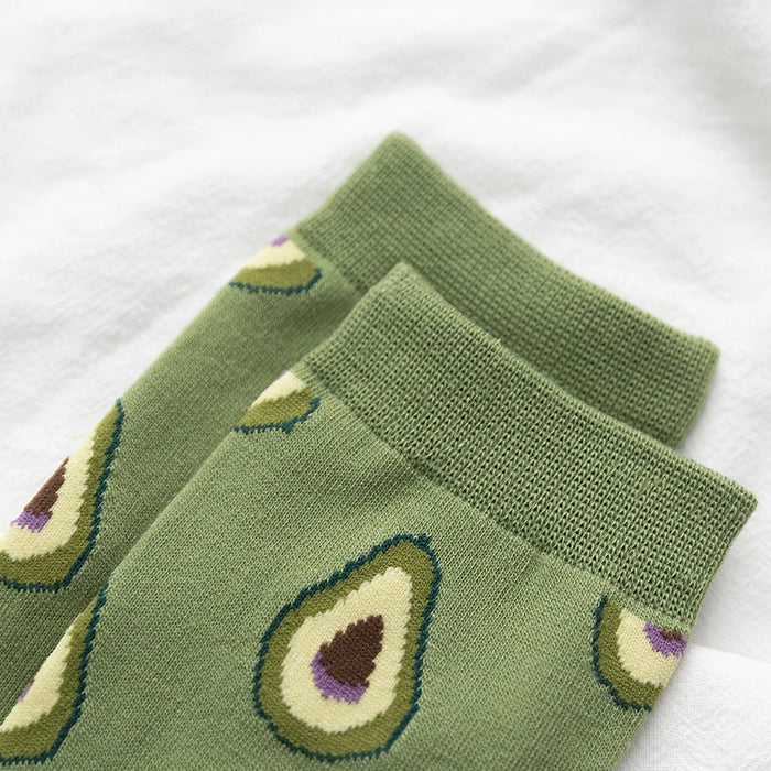 Fruits 'Avocado' Crew Socks