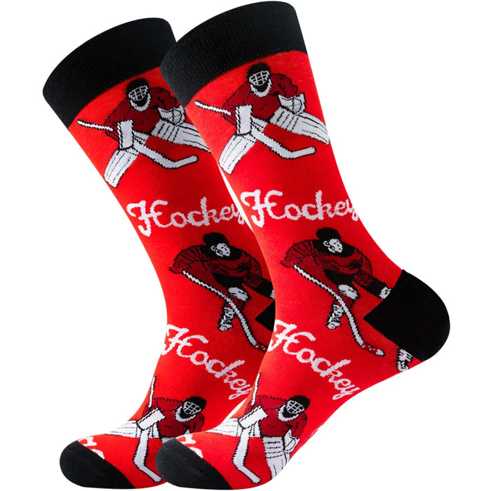 All Over "Precious Maple Leaf" Crew Socks