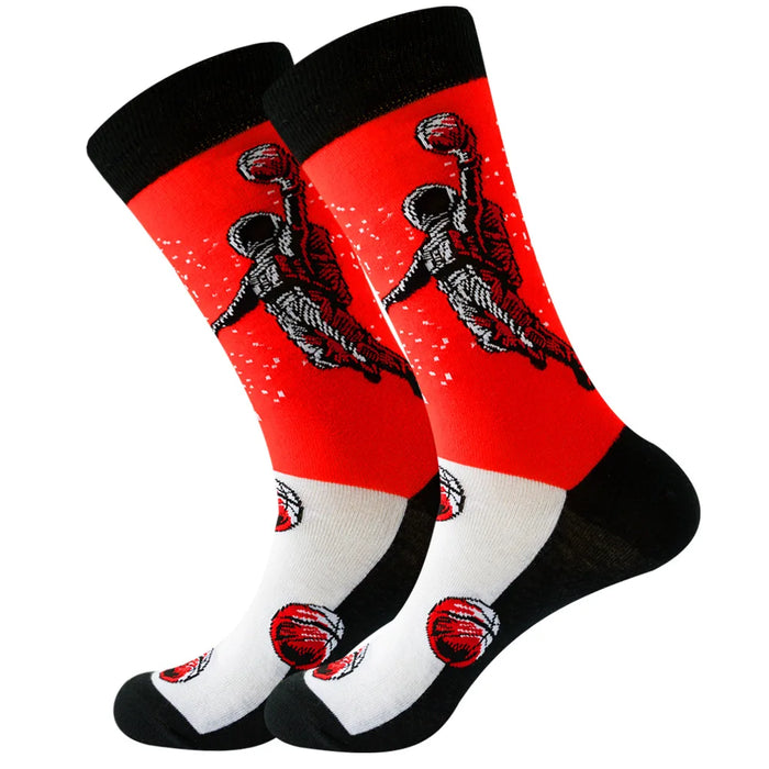 All Over "Precious Maple Leaf" Crew Socks