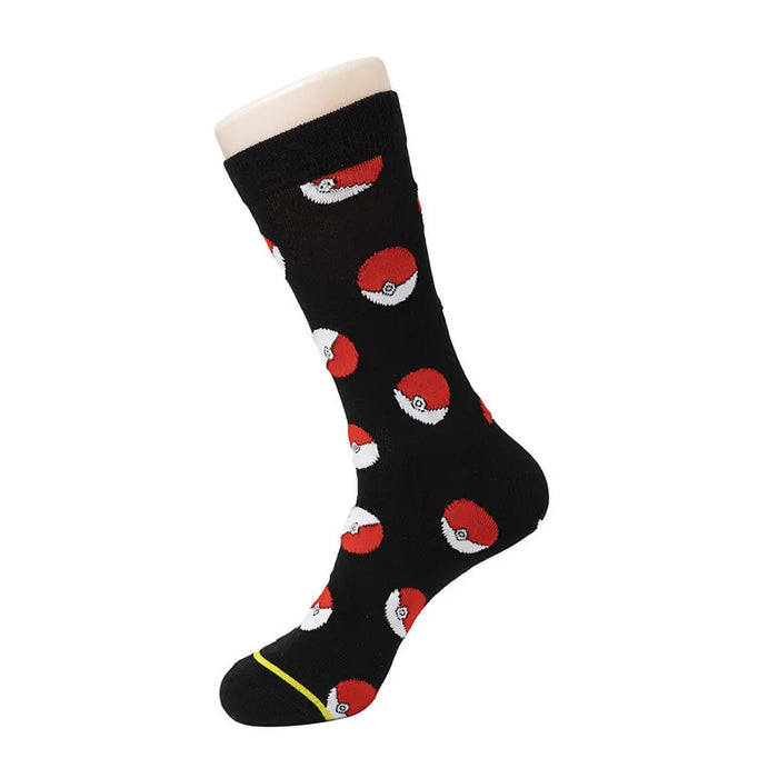 Pokemon 'Pokeball Pattern' Crew Socks