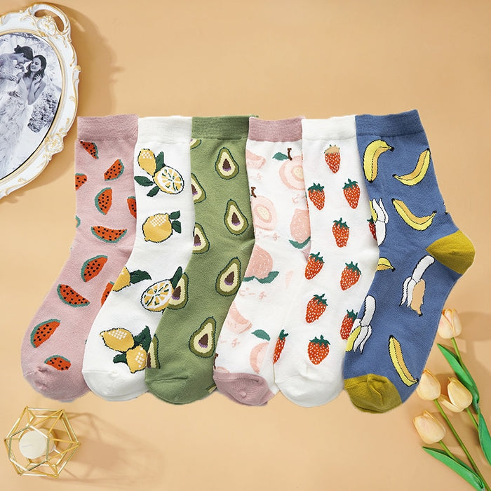 'Sour Lemons' Crew Socks