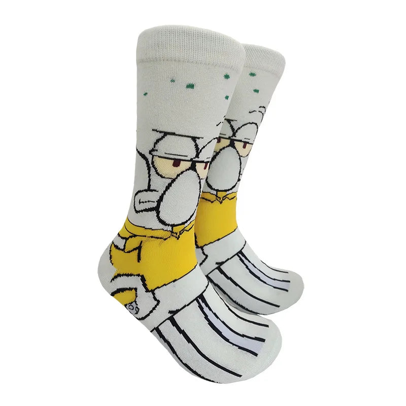 SpongeBob SquarePants 'Squidward' Crew Socks — Little Sock Store