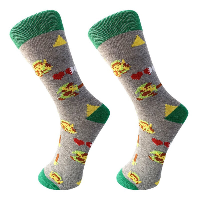 Legend of Zelda 'Link | Heart | Life' Crew Socks