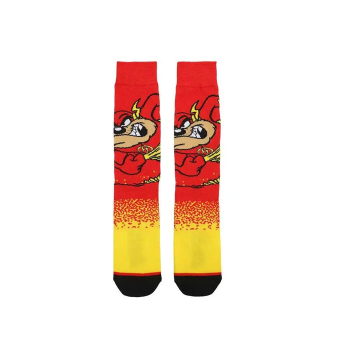 Looney Tunes 'Tasmanian Devil x Flash' Crew Socks