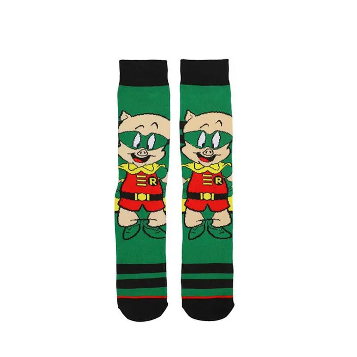 Looney Tunes 'Porky x Robin' Crew Socks