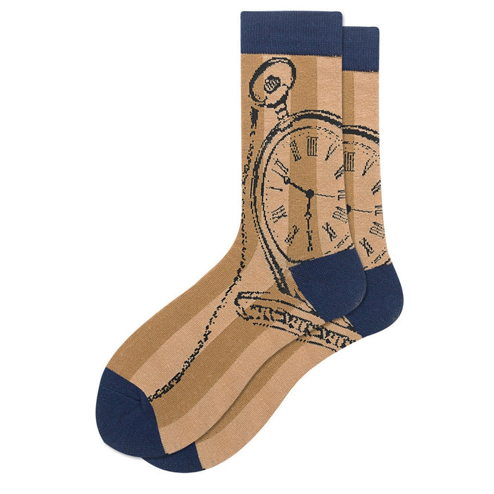 'Wooden Time' Crew Socks