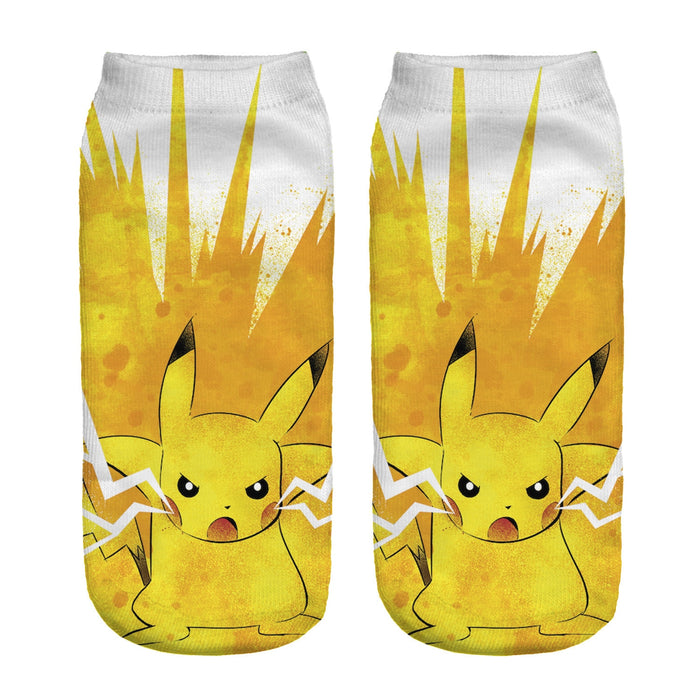 Pokemon 'Thunderbolt Pikachu' Ankle Socks