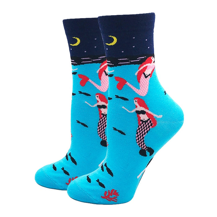 "Mermaid" Crew Socks