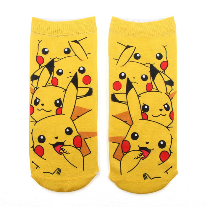 Pokemon 'Multiple Pikachu' Ankle Socks