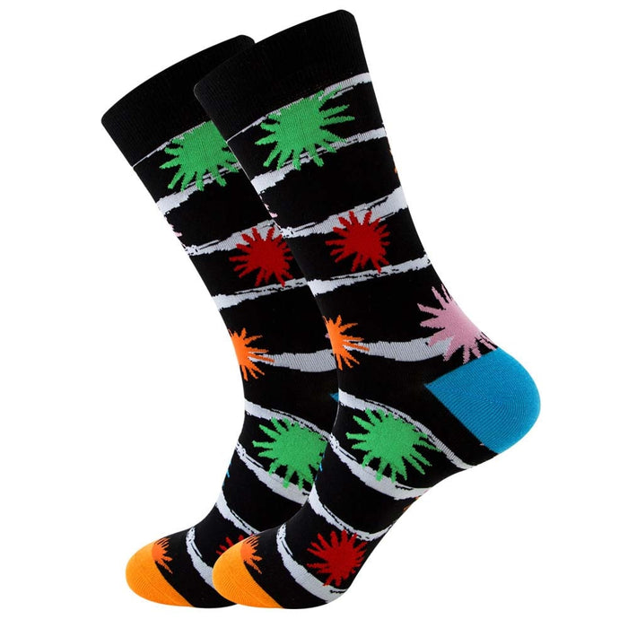 'Paint Splat' Crew Socks