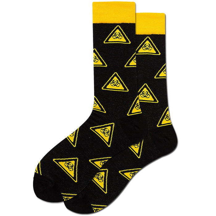 'Biohazard Sign' Crew Socks