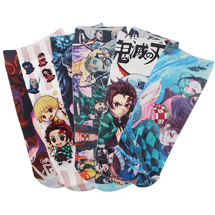 Demon Slayer "Kimetsu No Yaiba Characters" Ankle Socks