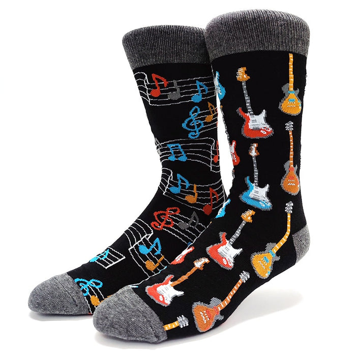 Mismatch 'Musician' Crew Socks