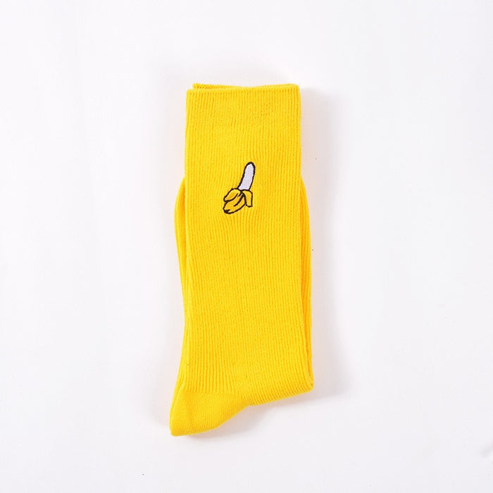 Fruit 'Potassium Enriched Banana' Crew Socks