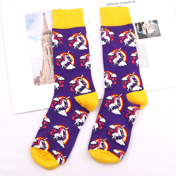 "Pretty Unicorn" Crew Socks