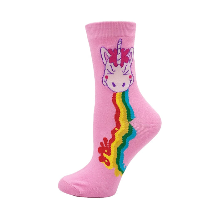 'Rainbow Unicorn' Crew Socks