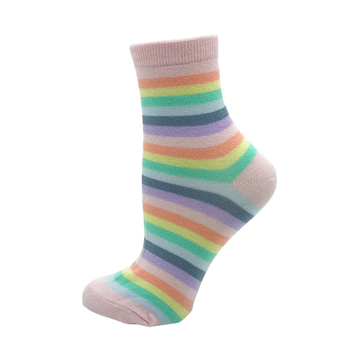 'Rainbow Pattern' Crew Socks