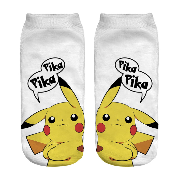 Pokemon 'Pika Pika Pikachu' Ankle Socks