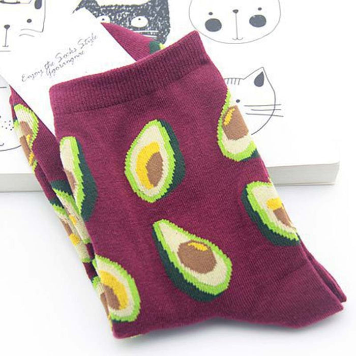 'Sweet Avocados' Crew Socks