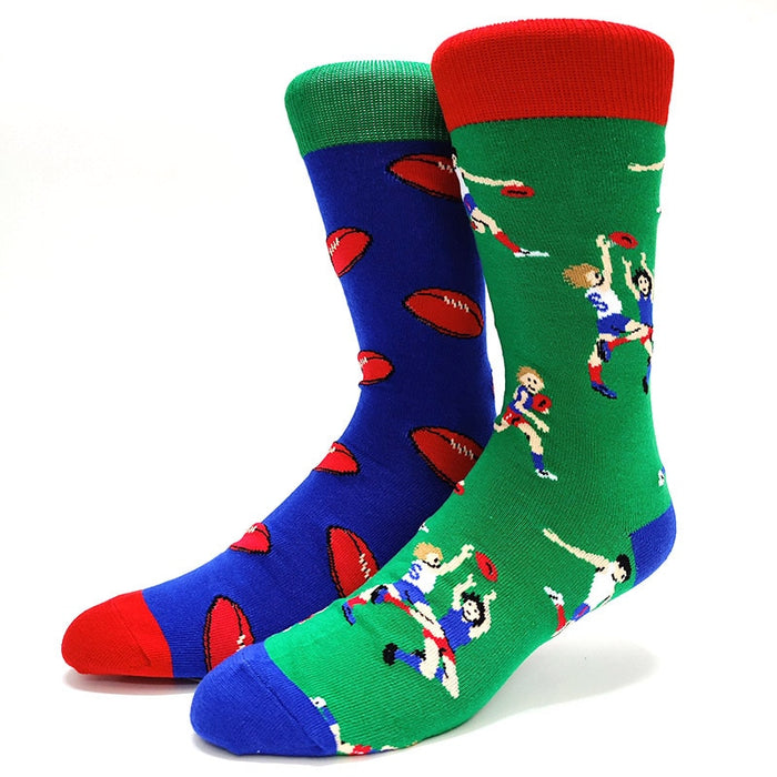 Mismatch 'Football' Crew Socks