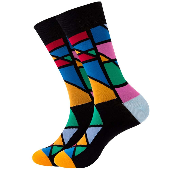 'Colorful Patterns' Crew Socks