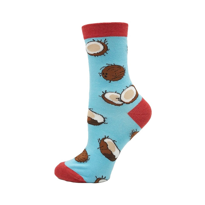 'Delicious Coconut' Crew Socks