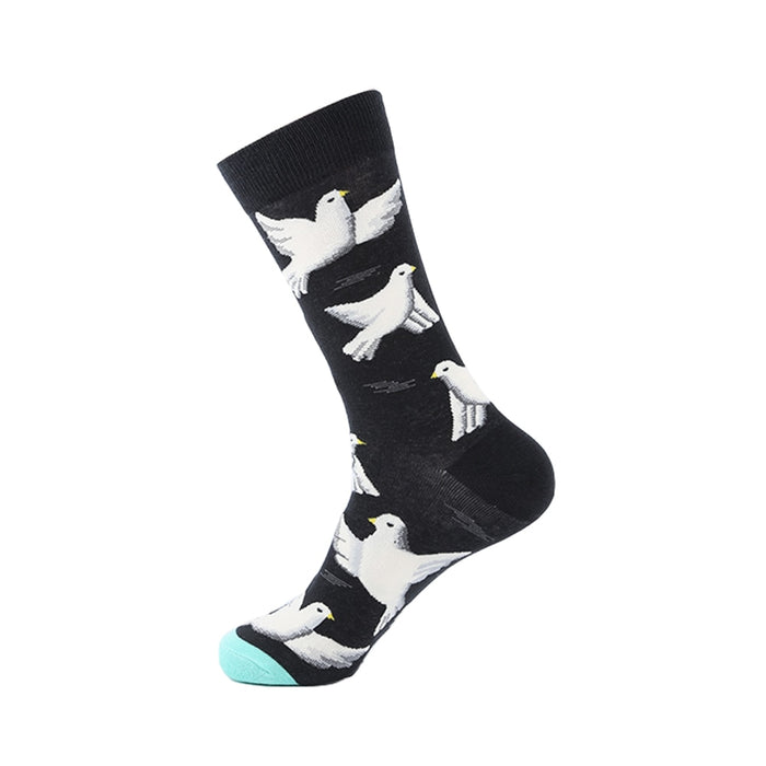 'White Dove' Crew Socks