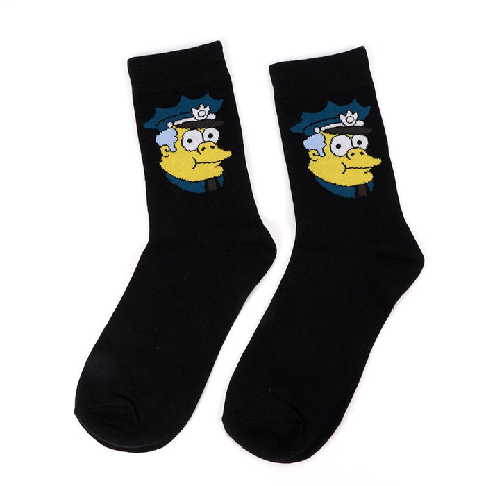 The Simpsons 'Chief Wiggum | Police Chief' Crew Socks