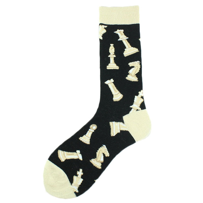 'Chess Pieces' Crew Socks