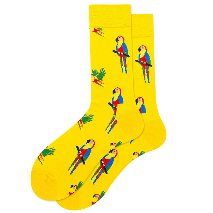 'Colorful Macaw' Crew Socks