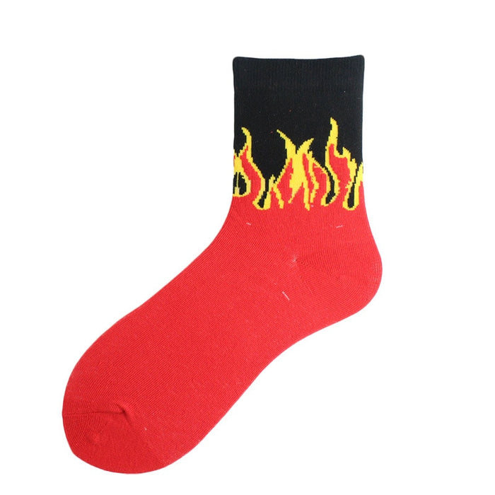 Flames 'True Flame' Crew Socks