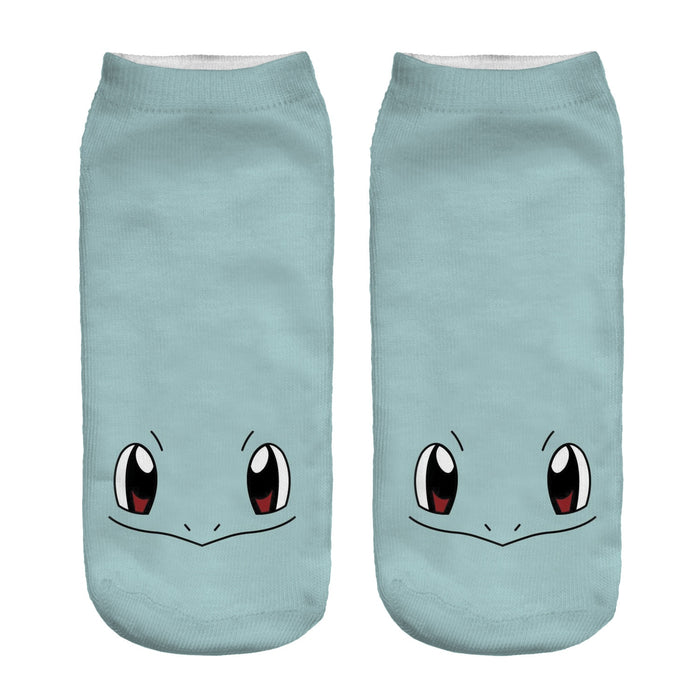 Pokemon 'Confident Squirtle' Ankle Socks