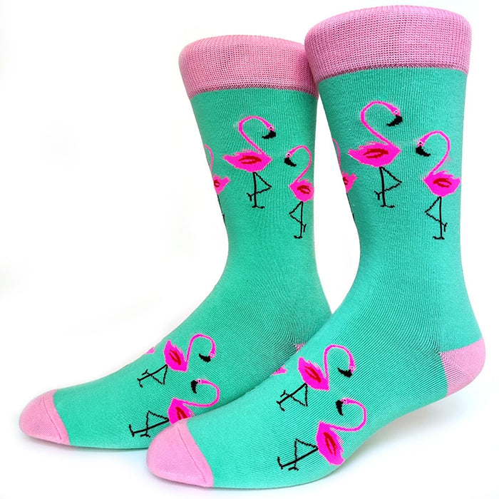 'Cute Flamingo' Crew Socks