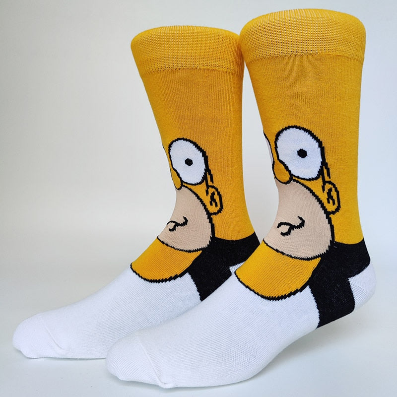 The Simpsons 'Homer | Lazy Dad' Crew Socks — Little Sock Store