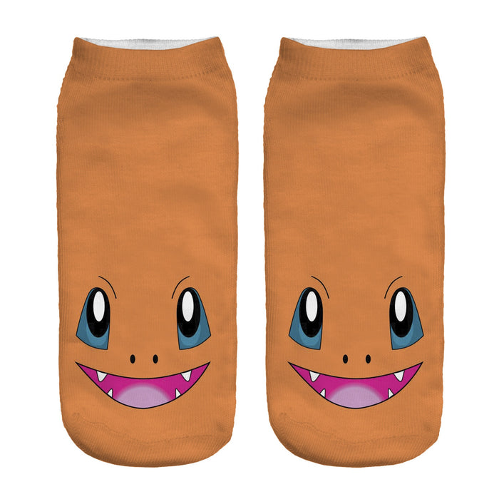 Pokemon 'Charmander Face' Ankle Socks