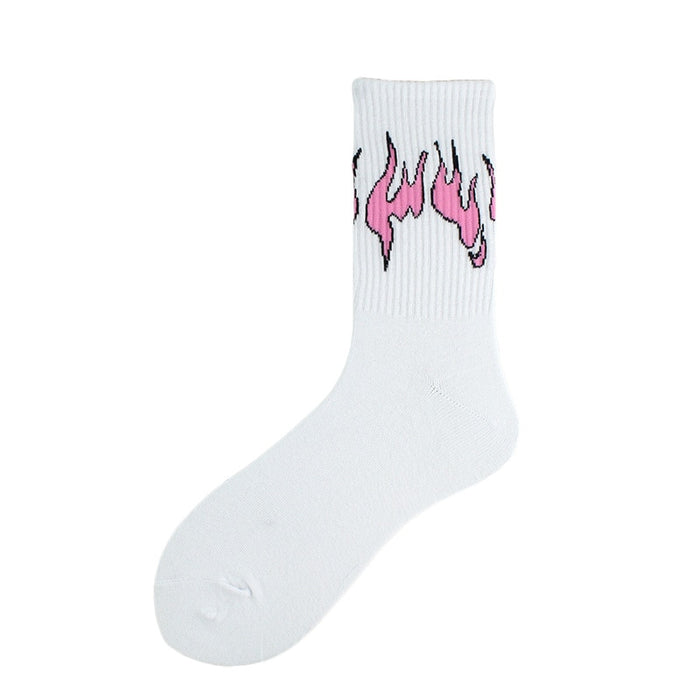 Flames 'Subtle Flame' Crew Socks