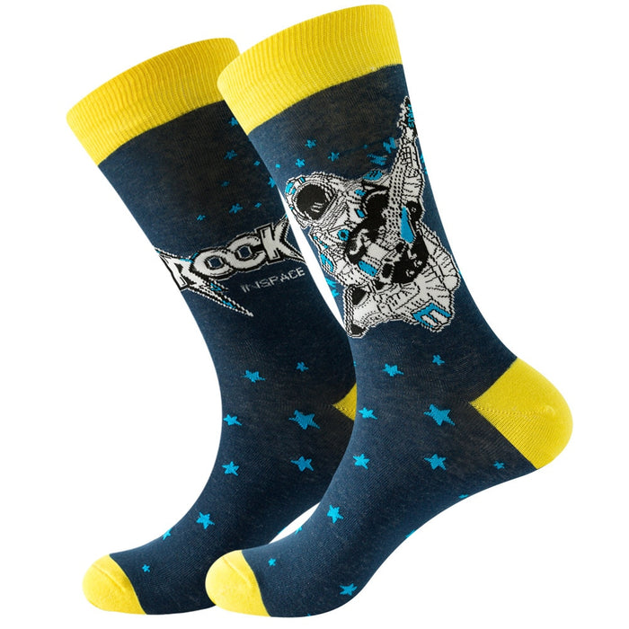 'Rock N' Roll In Space' Crew Socks