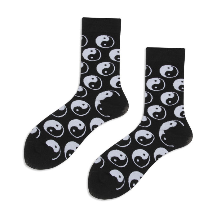 "Yin And Yang" Crew Socks