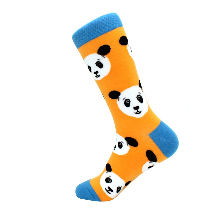 'Panda's Face' Crew Socks