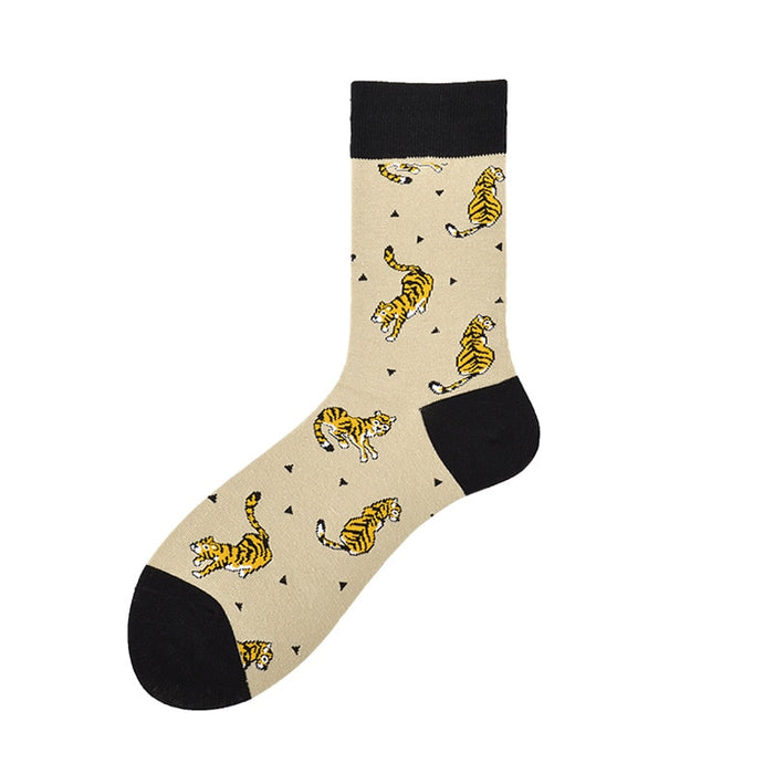 'Brave Tiger' Crew Socks