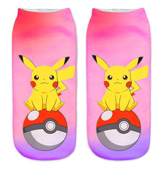 Pokemon 'Pikachu On Pokeball' Ankle Socks