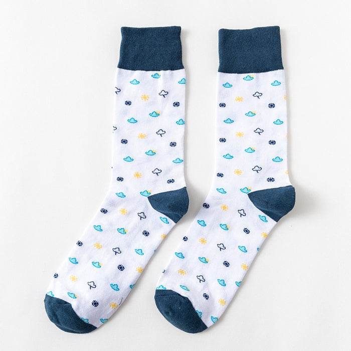 All Over 'Different Clouds' Crew Socks — Little Sock Store